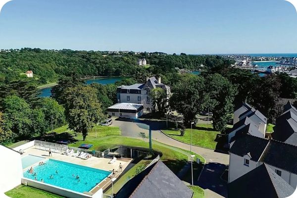 Domaine de la baie vu d'en haut