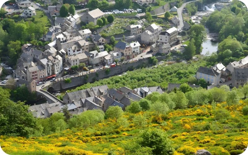 Vue panoramique du Vigan au cœur des Cévennes