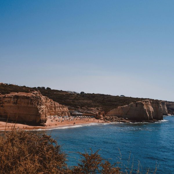 Plage de Carvoeiro au Portugal