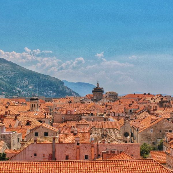 Première journée de l'autotour en Croatie et visie du village de Dubrovnik