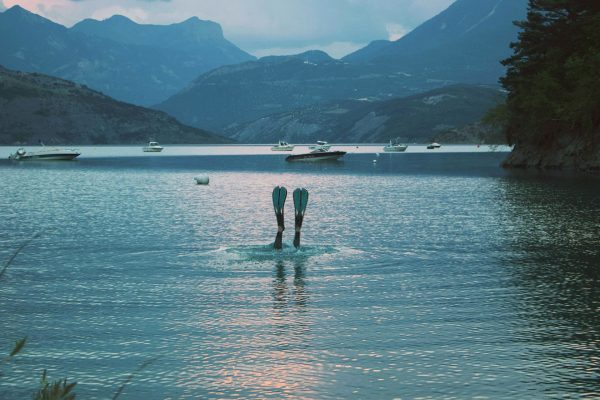 Lac de Serre-ponçon plonger vacances slowtravel