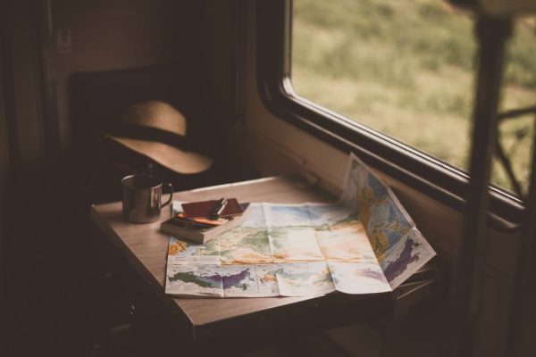 Conseil vacances en train, carte pour préparer son itinéraire